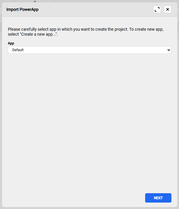select app