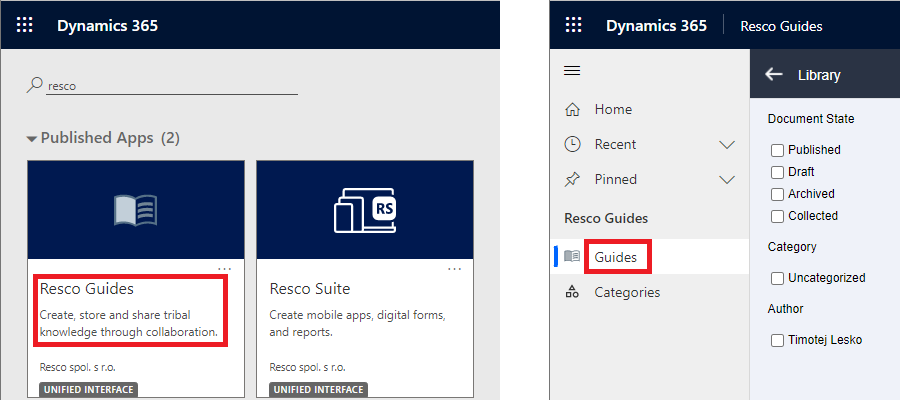 Accessing guides library on dataverse