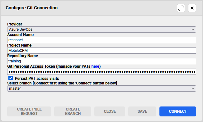 set up your git connection