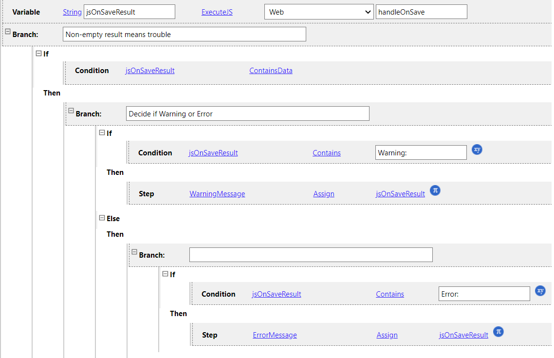 Bulk update example with ExecuteJS