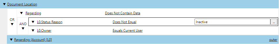 Document location entity sync filter for sharepoint documents