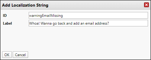 Add a localized string for the warning