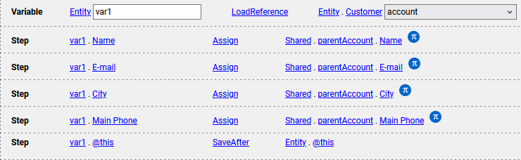 save account along with contact
