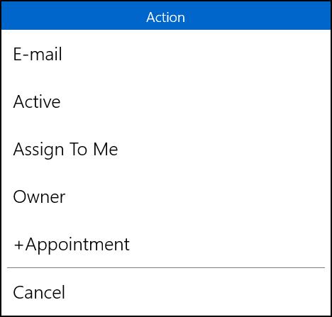 Default labels in the app
