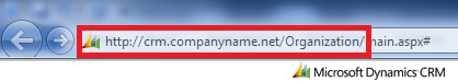 Sample URL for on-premise installations