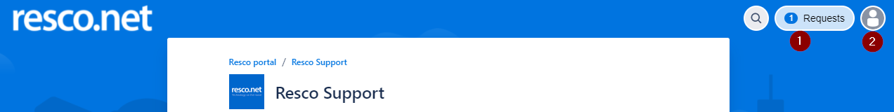 Support portal options