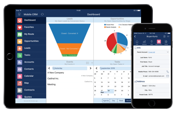 Resco Mobile CRM ilustration