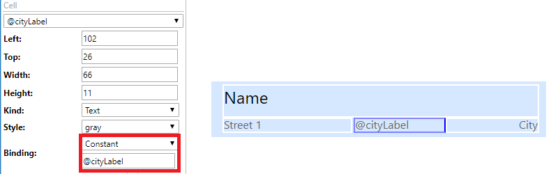 Add a label to your view