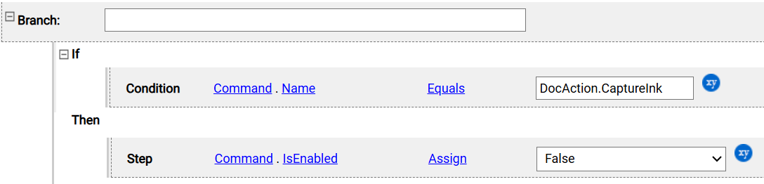 on can execute disable signature